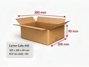 Caisse carton Galia A40