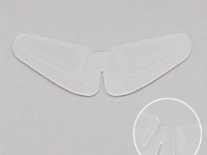 Support de collier papillon en plastique transparent