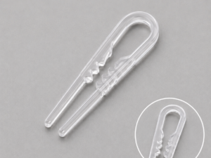 Clip plastique transparent