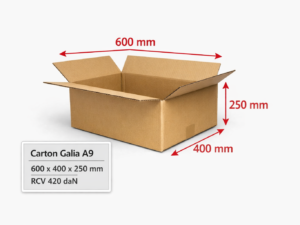 Caisse carton Galia A9